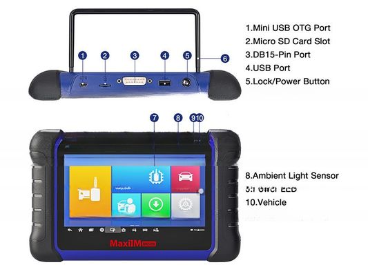 Autel IM508 XP200 programmeur de clé et détecteur de correspondance anti-vol pour modèles universels