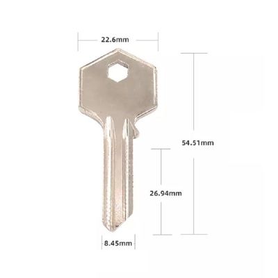 Car Key Fob Compatible Magnétique clé de porte en métal en plastique clés vierges avec logo personnalisé