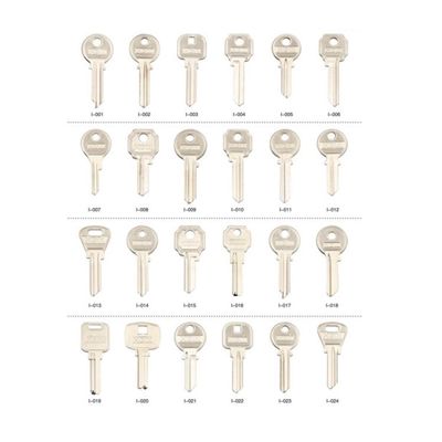 Car Key Fob Compatible Magnétique clé de porte en métal en plastique clés vierges avec logo personnalisé