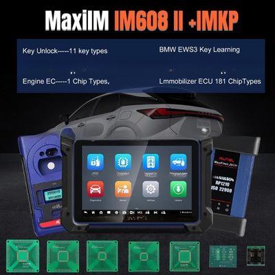 Autel IM608 PRO II programmeur de clé de voiture plus accessoires IMKPA et G-Box3 APB112 Performance
