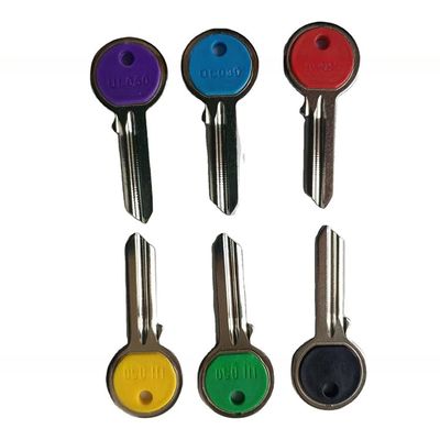 Multicolore UL050 Matériau universel en laiton en plastique porte d'entrée clé vierge par personnalisé