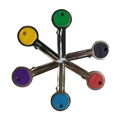 Multicolore UL050 Matériau universel en laiton en plastique porte d'entrée clé vierge par personnalisé