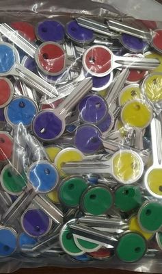 Multicolore UL050 Matériau universel en laiton en plastique porte d'entrée clé vierge par personnalisé