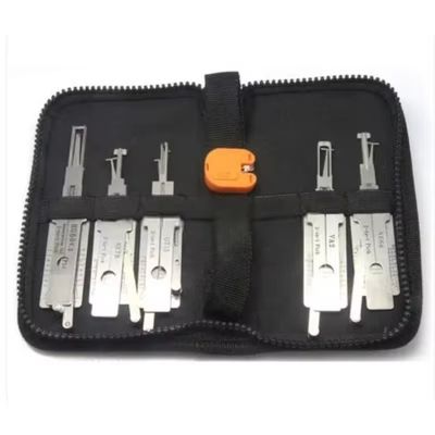 Kit d'outils de serrurerie 10 pièces outils de décodeur automatique universel pour serruriers 0,5 kg poids