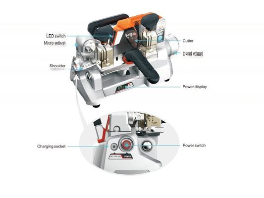 Machine à découper les clés sans brosse pour la réparation des clés de voiture