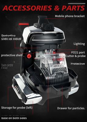 Moteur sans balai DC Magic TANK 2M2 MAX Machine de découpe automatique de clé CNC pour clé à fossette